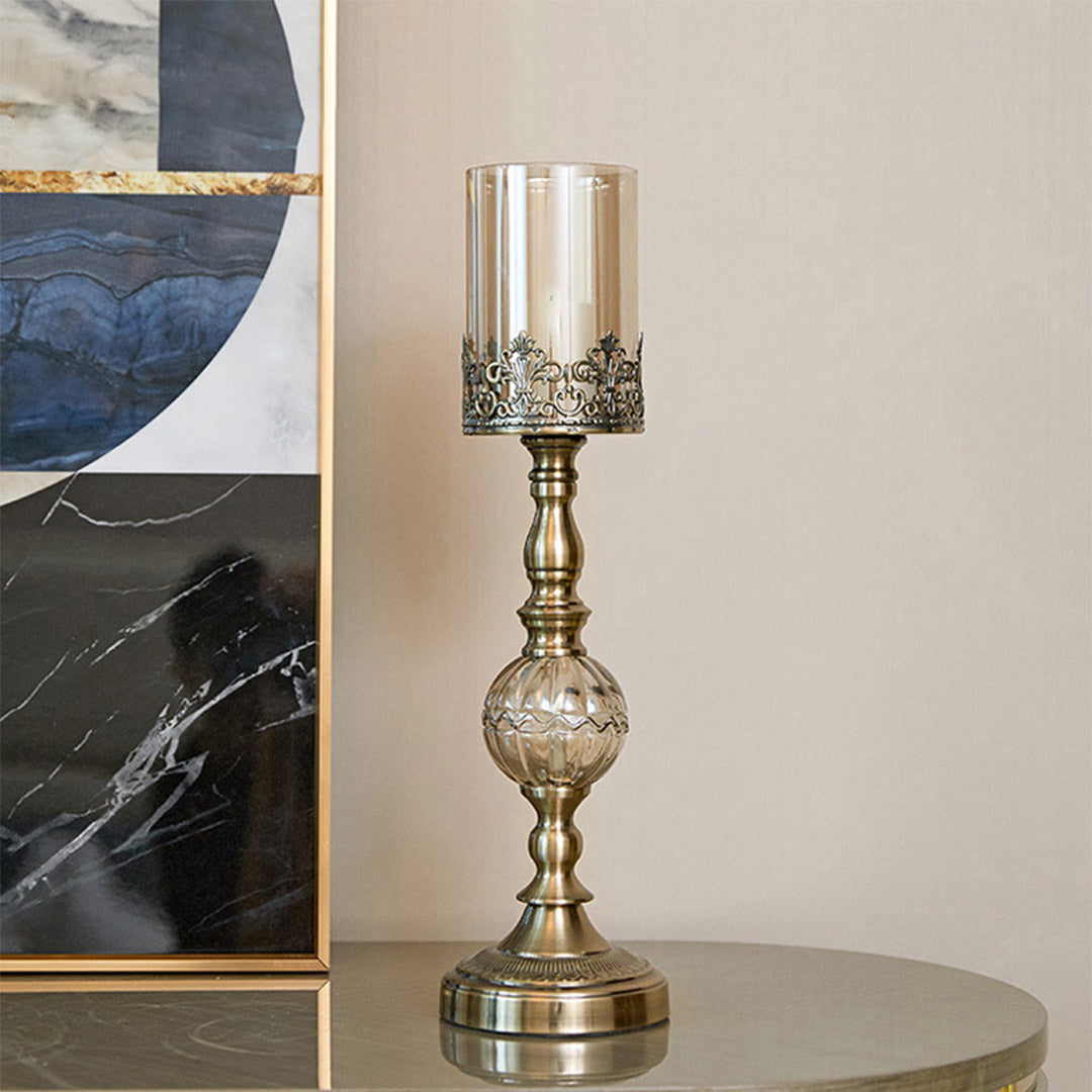 48cm Glass Candle Holder