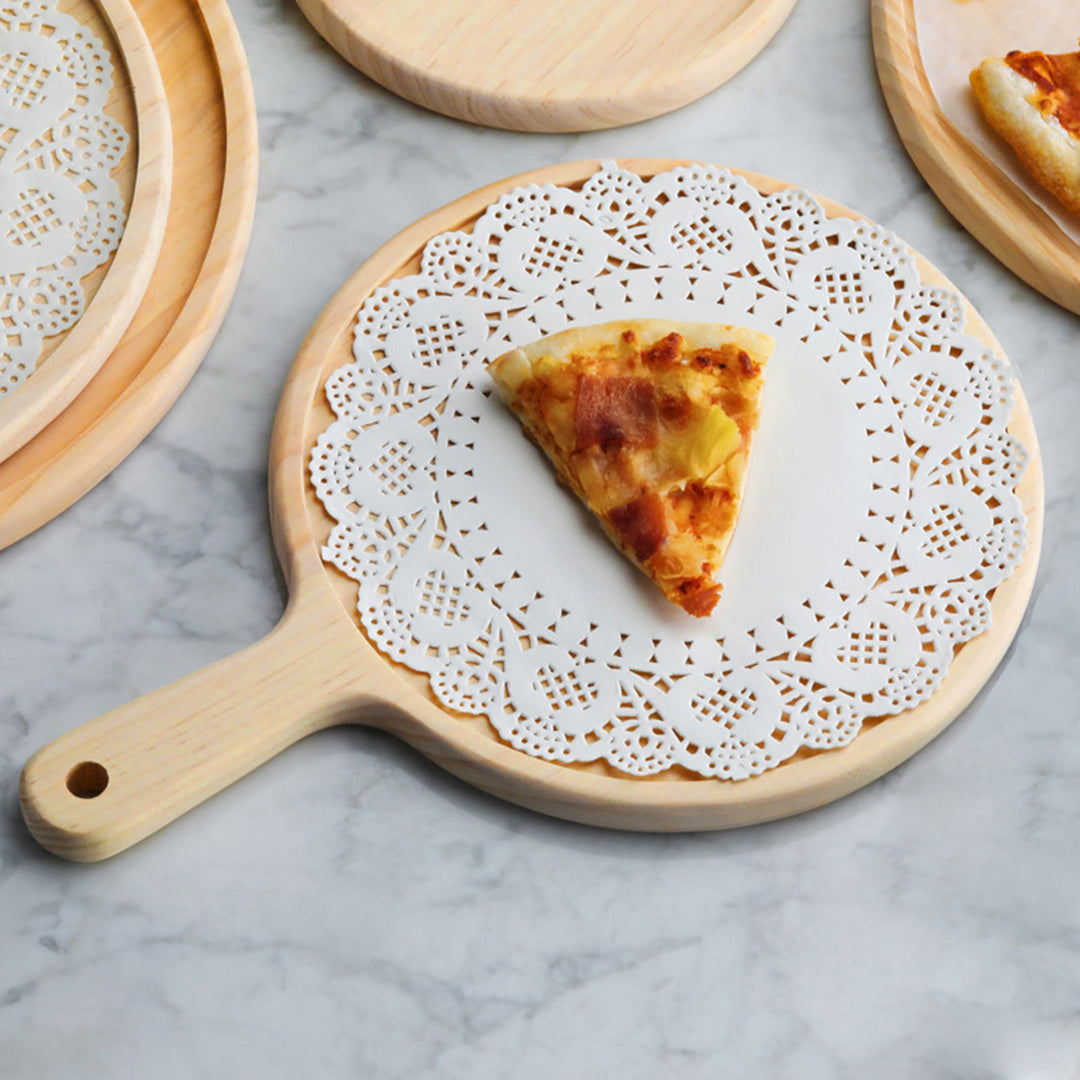 10 inch Round Premium Wooden Board Paddle
