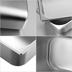 Gastronorm GN Pan Full Size 1/3 GN Pan 10cm Deep