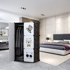 6 Cubes Black Portable Wardrobe