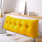 150cm Yellow Wedge Bed Cushion