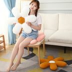 Pink Daisy Flower Shape Cushion