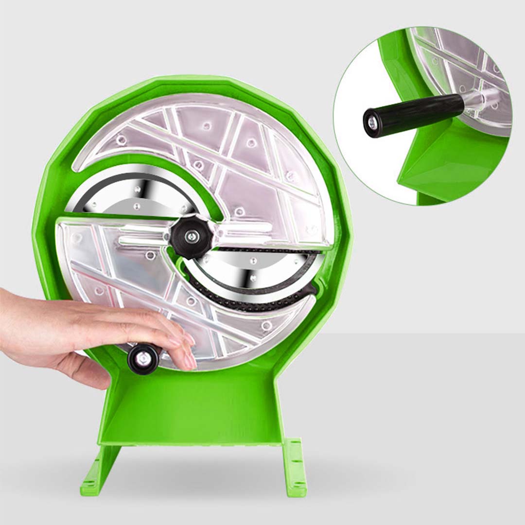 Commercial Manual Vegetable Fruit Slicer Green