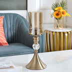 38cm Glass Candle Holder