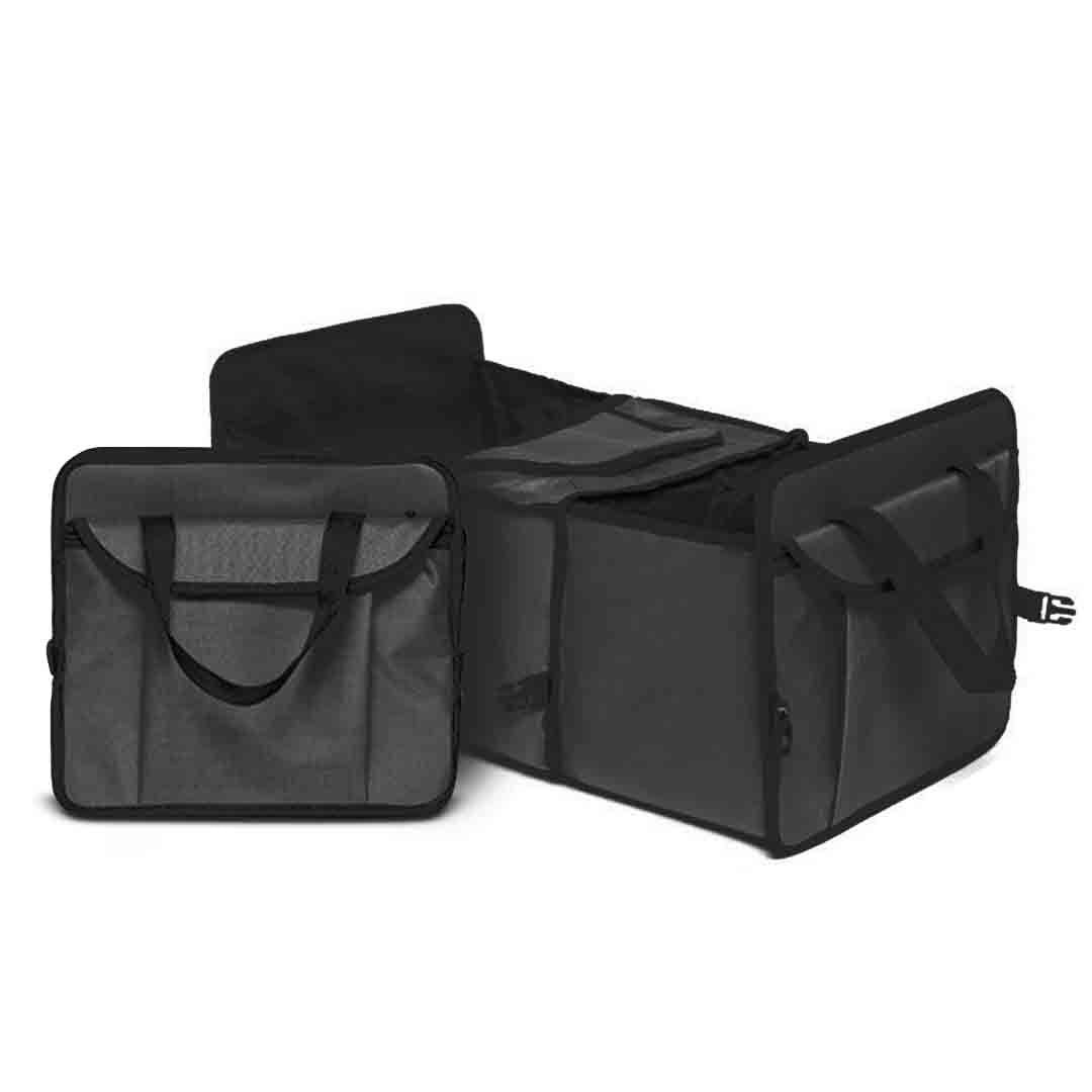Car Portable Storage Box Multi-function Organizer Black