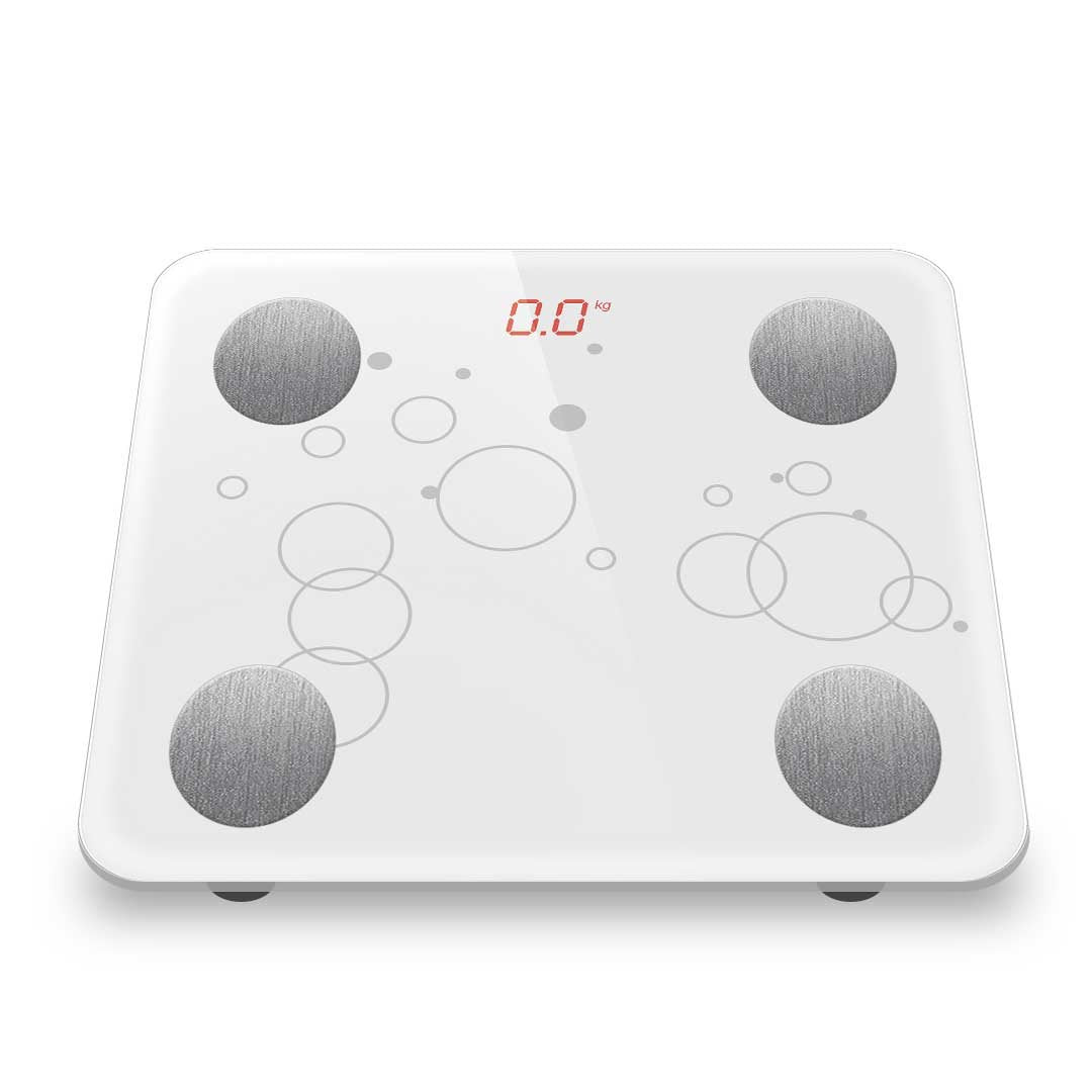 Wireless Bluetooth Digital Body Fat Scale White