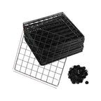 Black 2 Tier Cube Organiser