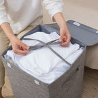 Grey Medium Laundry Hamper Storage Box