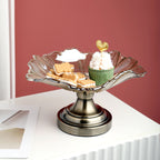 Tulip Crystal Glass Fruit Holder