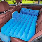 Blue Ripple Inflatable Car Mattress