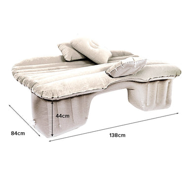 Portable Inflatable Car Mattress Air Bed Beige