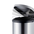 Foot Pedal Stainless Steel Trash Bin 10L