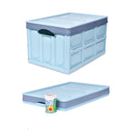 56L Collapsible Car Trunk Storage Box Blue