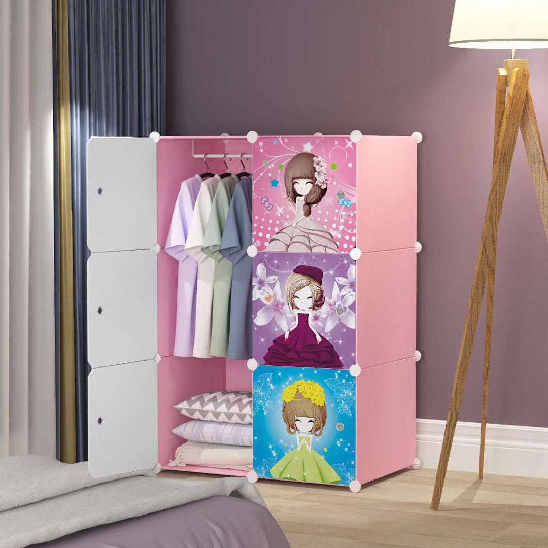 6 Cubes Princess Portable Wardrobe