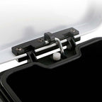 Foot Pedal Stainless Steel Trash Bin Square 6L White