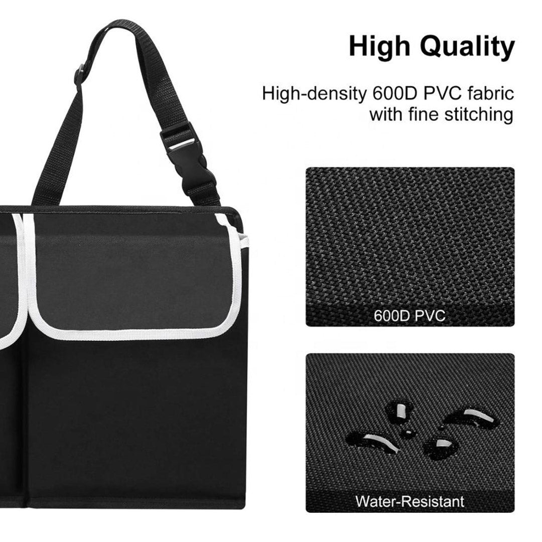 Oxford Cloth Car Trunk Organiser Interior Accessories Black