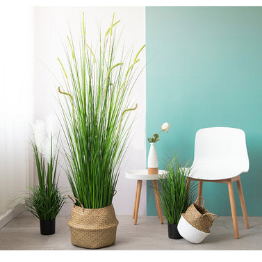 120cm Artificial Indoor Potted Reed Grass Tree