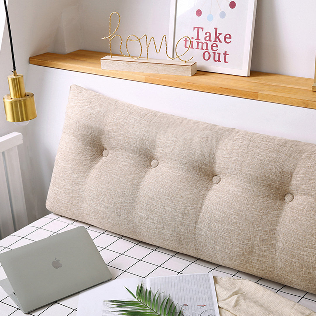 Soga 120cm  Beige Triangular Wedge Bed Pillow