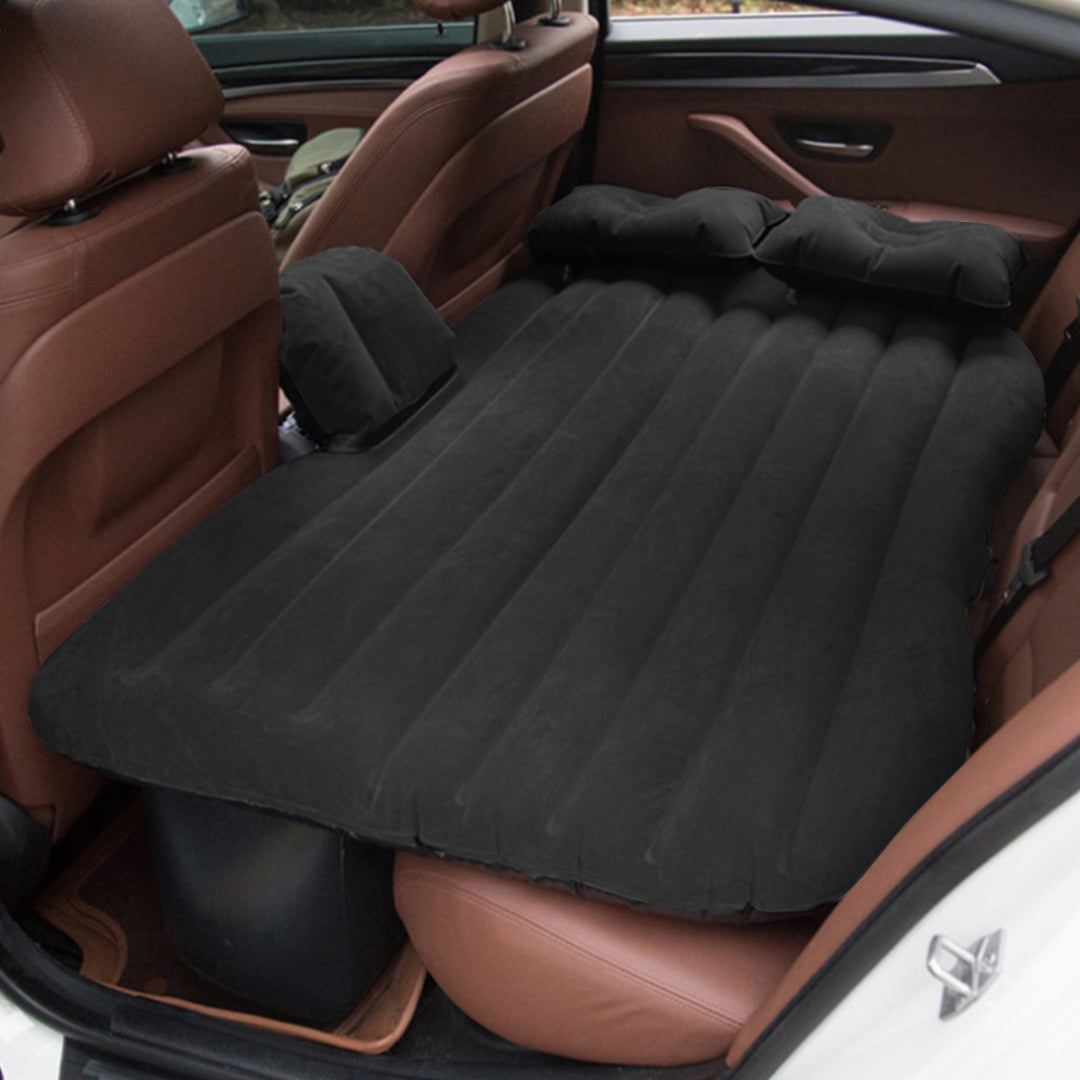 Black Stripe Inflatable Car Mattress