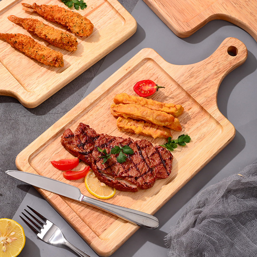 35cm Rectangle Wooden Oak Board