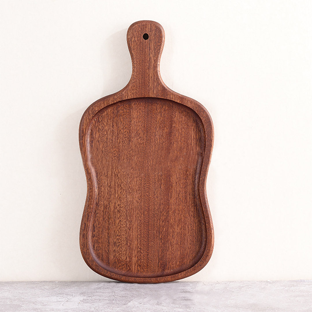 40cm Brown Wooden Serving Tray