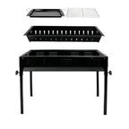66cm Portable Folding Thick Box-Type Charcoal Grill