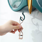 Green Butterfly Shape Wall-Mounted Makeup Organiser