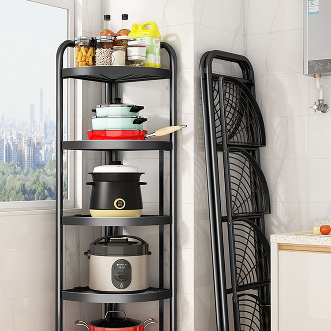5 Tier Steel Triangular  Corner Stand