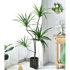 180cm Green Artificial Indoor Brazlian Iron Tree 4 Heads