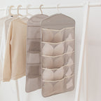 Grey Dual Hanging Storage Bag