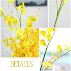 10pcs Artificial Silk Flower Yellow