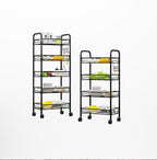 5 Tier Steel Mesh Kitchen Cart