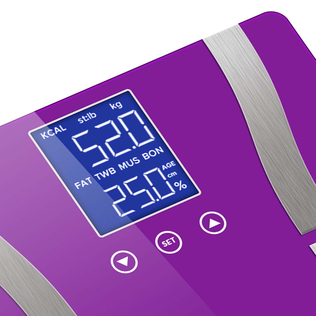 Digital Body Fat Scale Purple