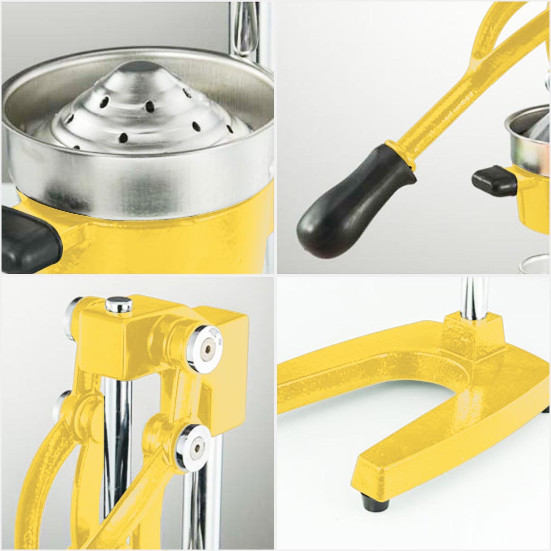 Commercial Manual Juicer Yellow