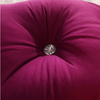 180cm Burgundy Princess Headboard Pillow