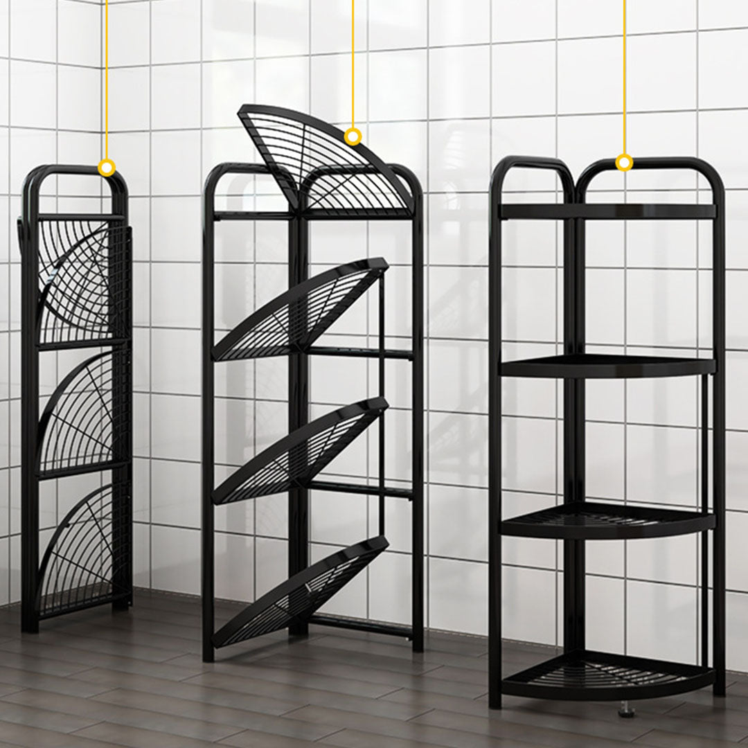 4 Tier Steel Triangular  Corner Stand