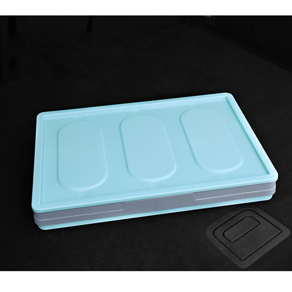 56L Collapsible Car Trunk Storage Box Blue