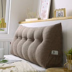 SOGA 150cm Coffee Wedge Bed Cushion