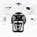 Electric Stainless Steel Pressure Cooker 10L Multicooker 16