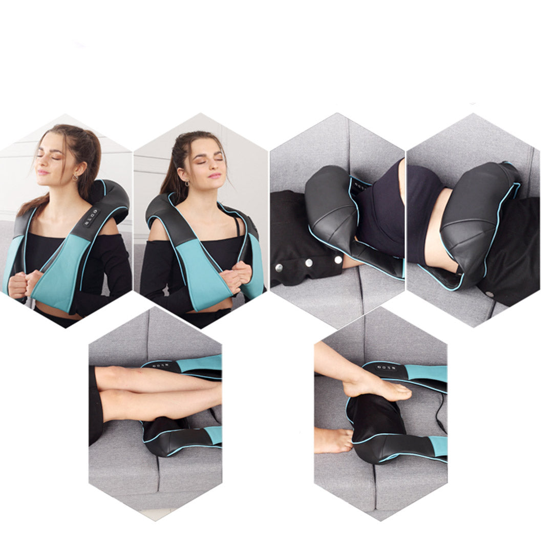 Electric Kneading Body Massager Blue