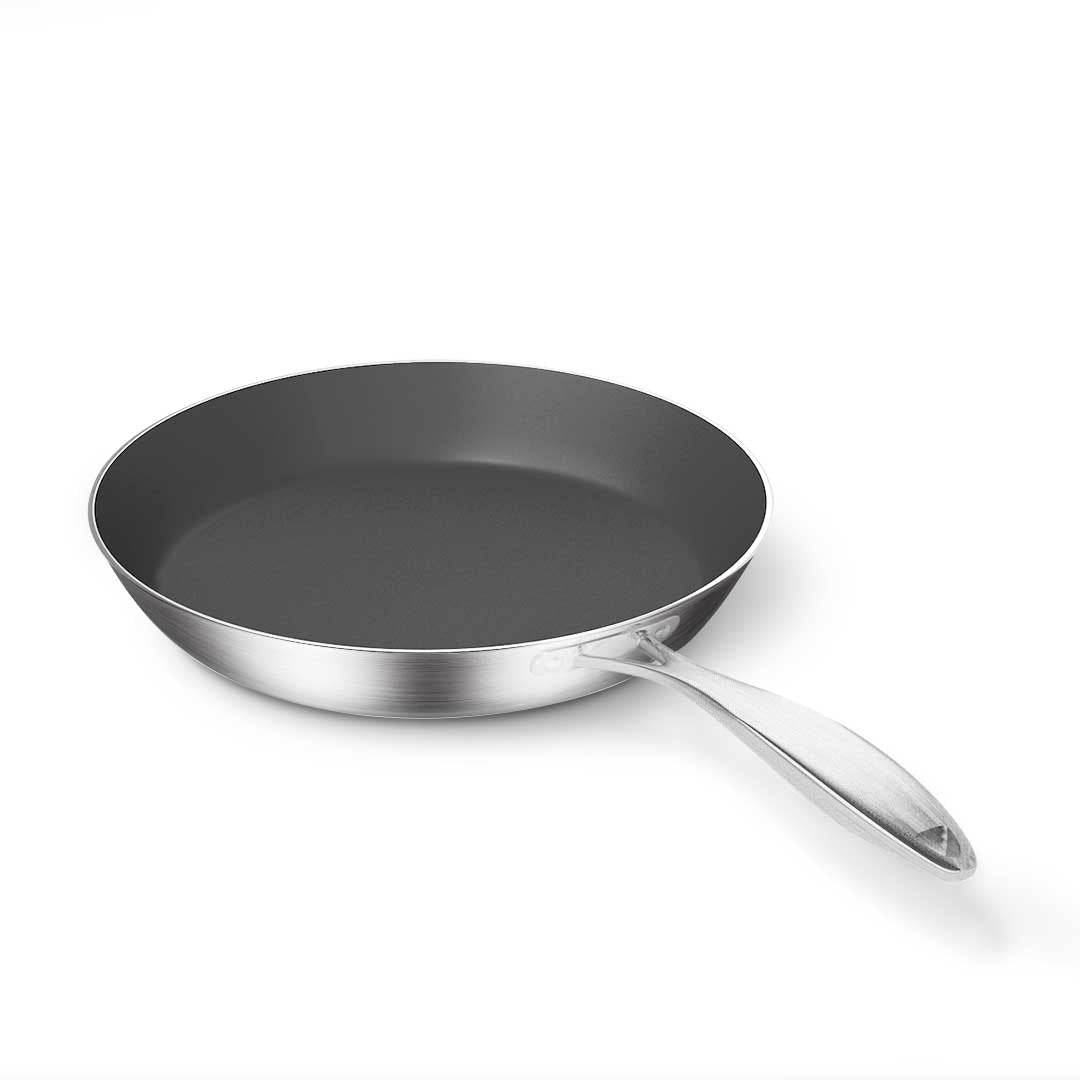 30cm Stainless Steel FryPan Non Stick Skillet