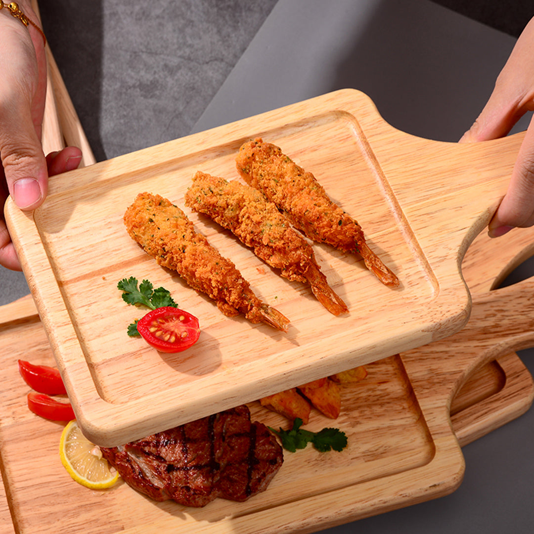 35cm Rectangle Wooden Oak Board