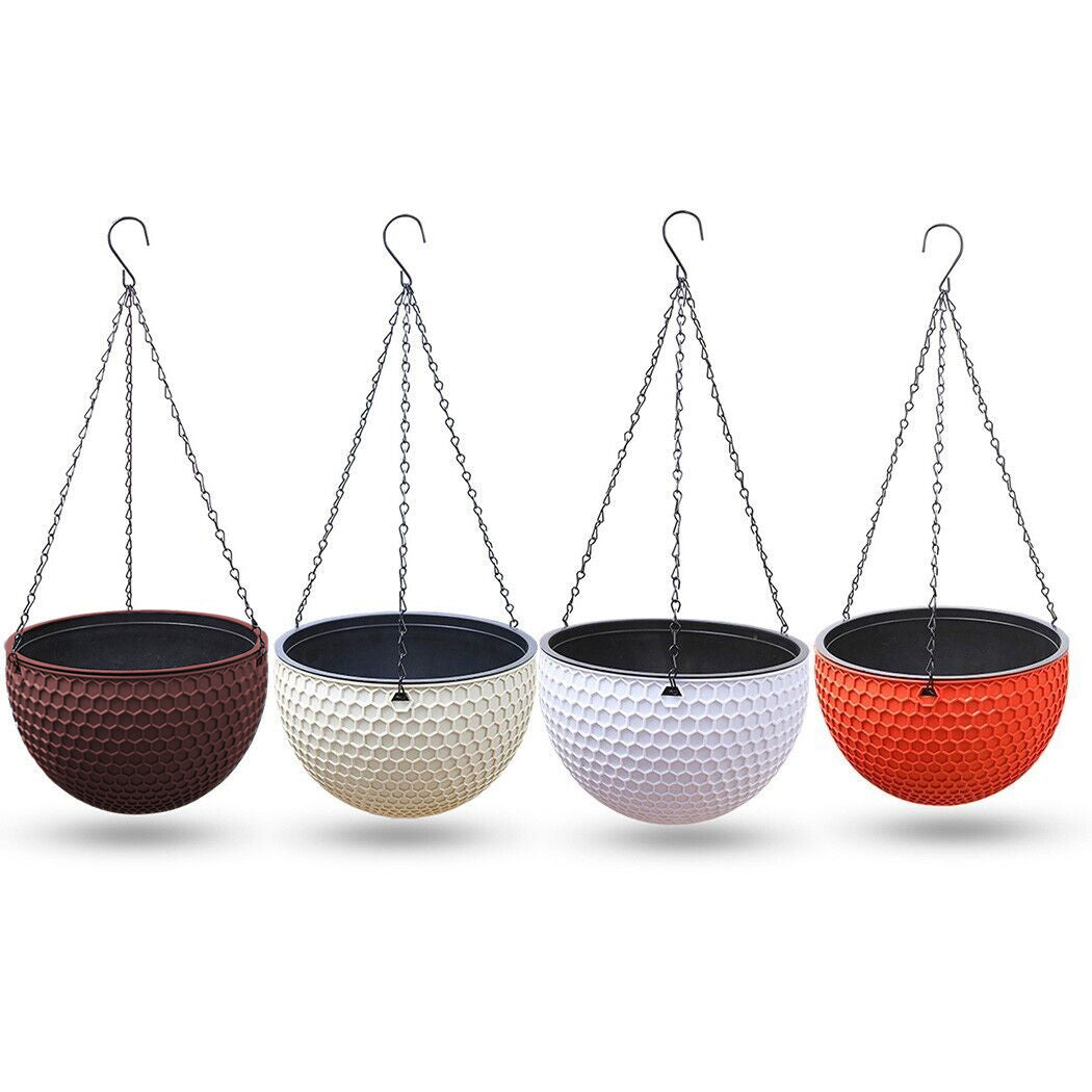 Coffee Medium Hanging Flower Pot