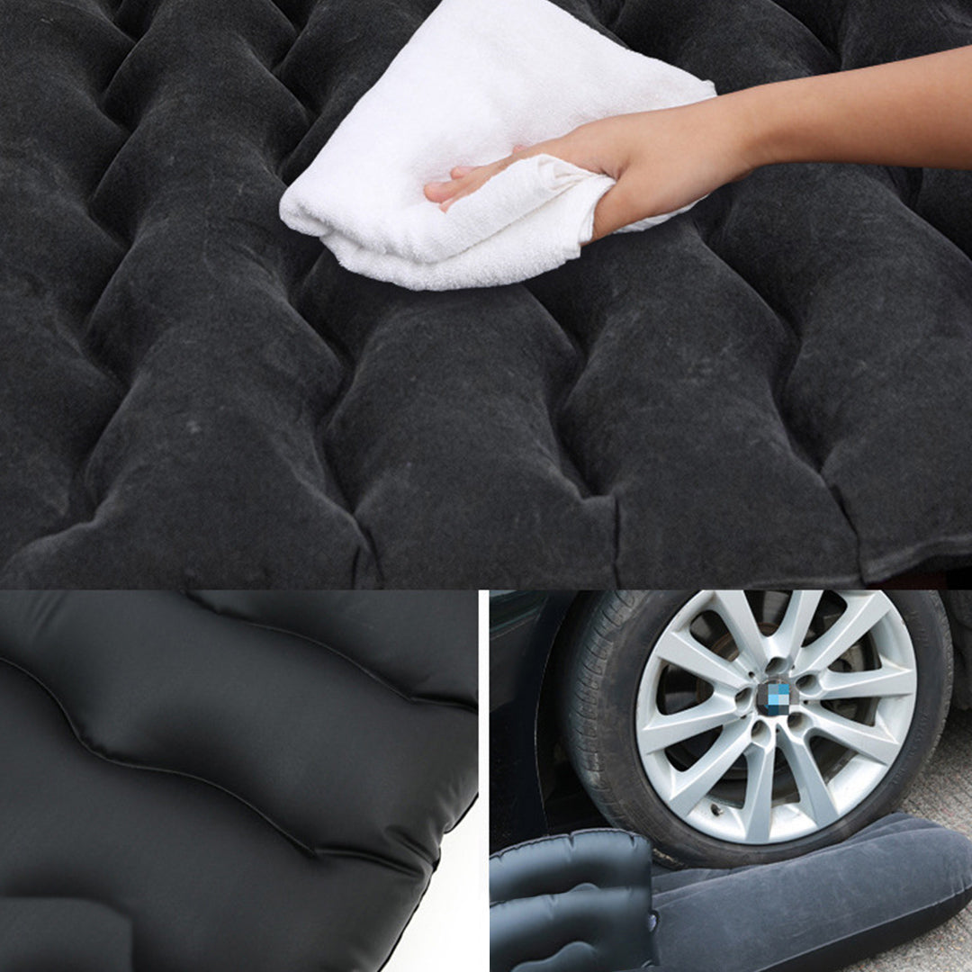 Black Ripple Inflatable Car Mattress