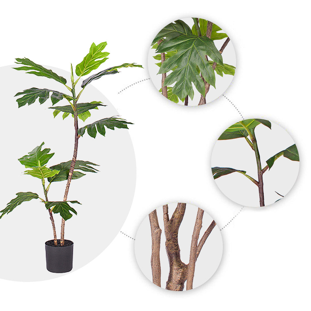 90cm 2-Trunk Philodendron Artificial Plant