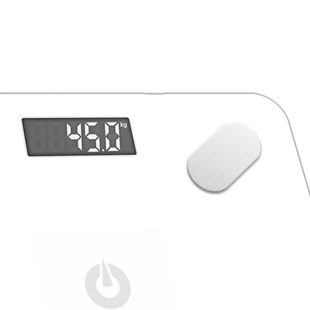 Wireless Bluetooth Digital Body Fat Bathroom Scale White
