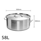 58L Top Grade 18/10 Stainless Steel Stockpot