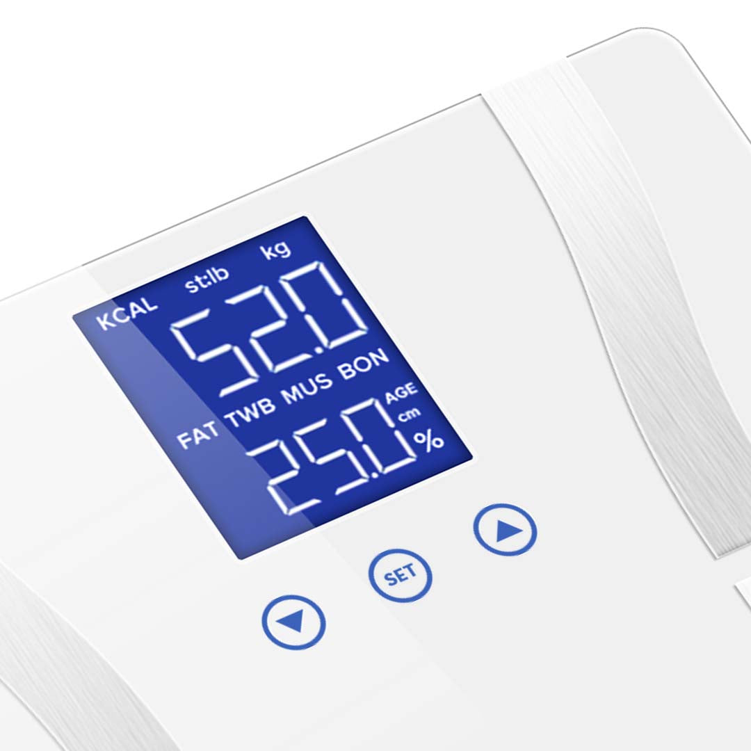 Digital Body Fat Scale White