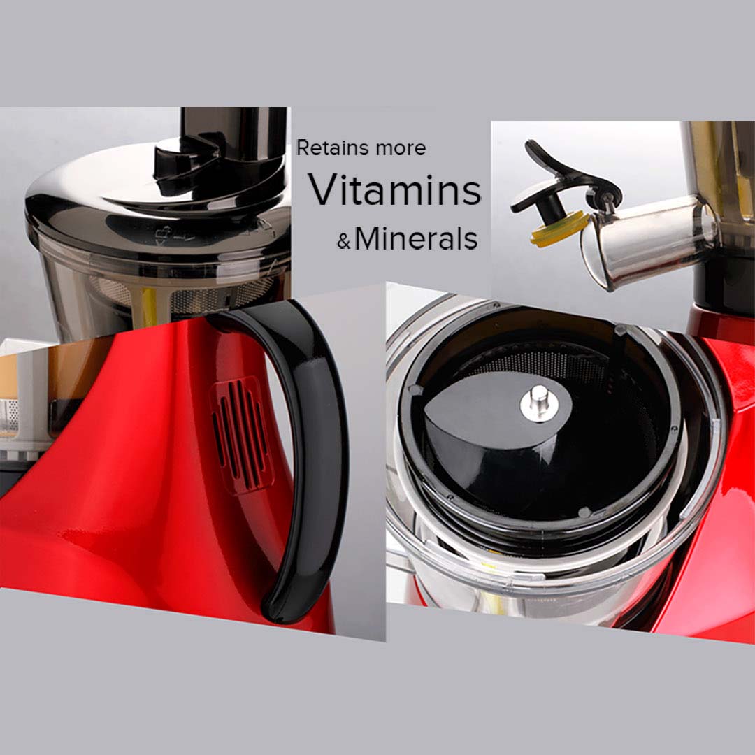 Cold Press Slow Juicer Red