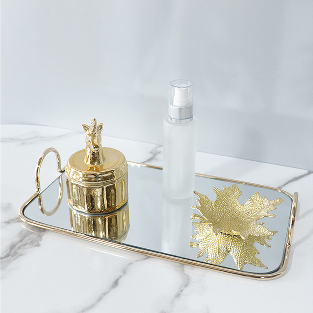 40.5cm Flat Lay Vanity Tray with Handles